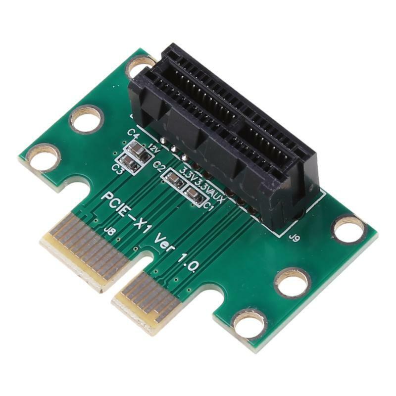 PCI Express X1 Adapter Riser Card PCIE X1 to X1 Slot Converter Card 90 Degree