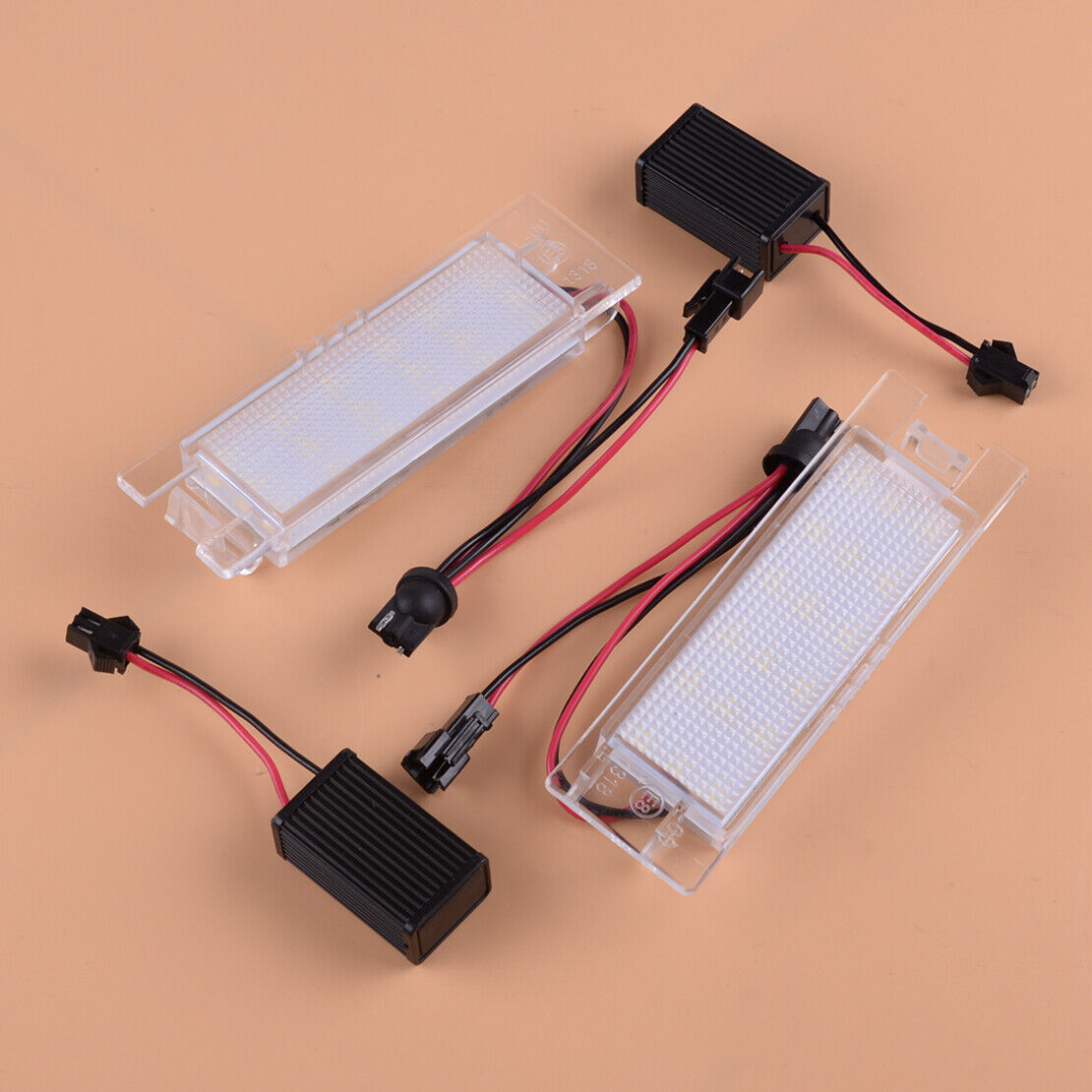 2x White LED Number License Plate Light Lamp Fit For Jeep Renegade 2014-2017 Li