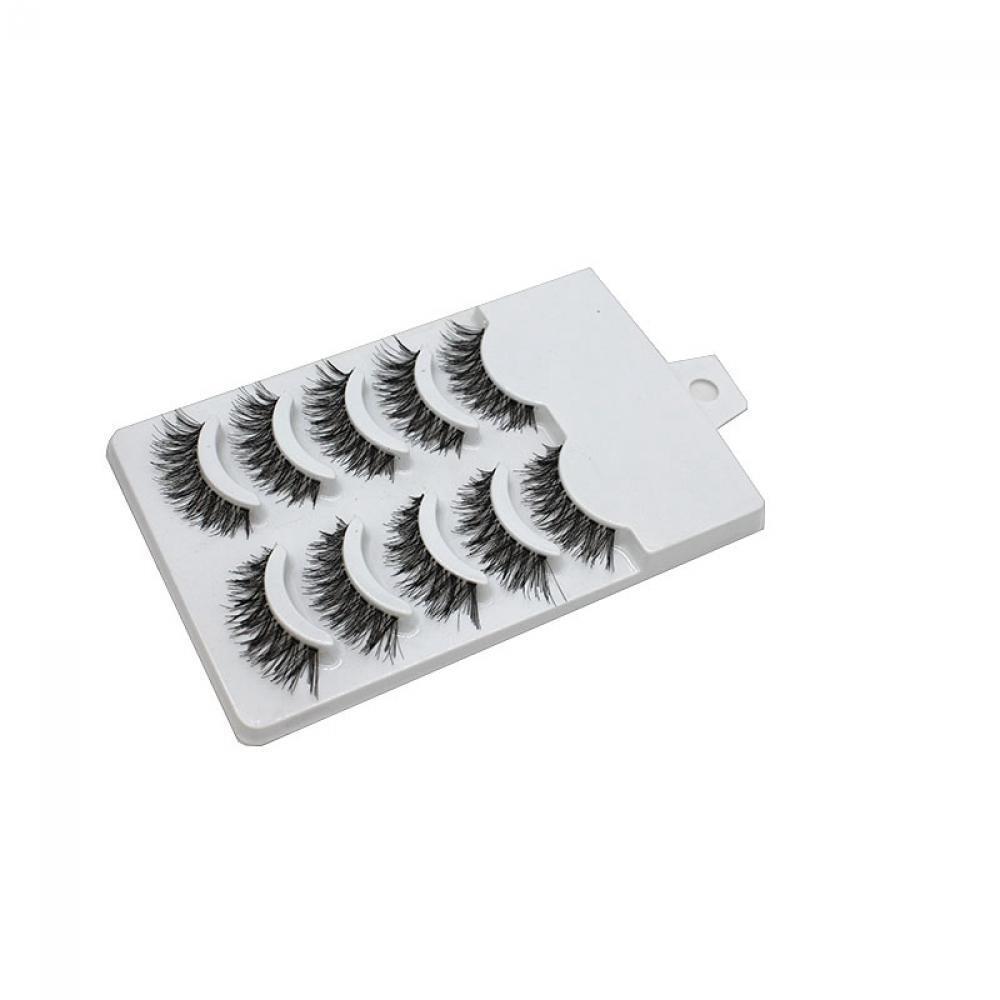 5Pairs New Handmade Cosmetic Beauty Eye Makeup Tool False Eyelashes Long Natural