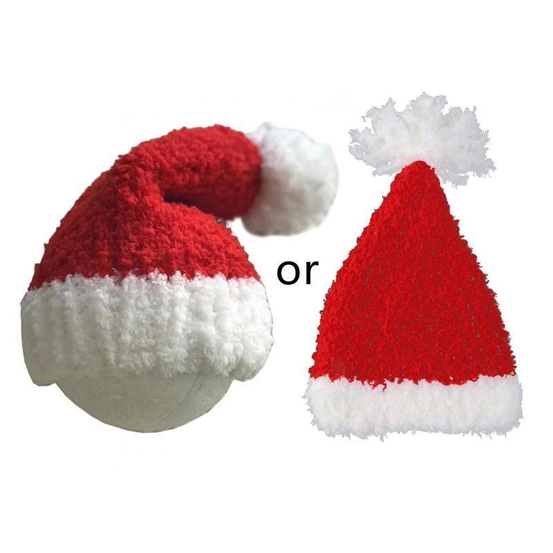 Baby Festive Christmas Hat Newborn Photography Props Hand-Knitted Hats Beanie