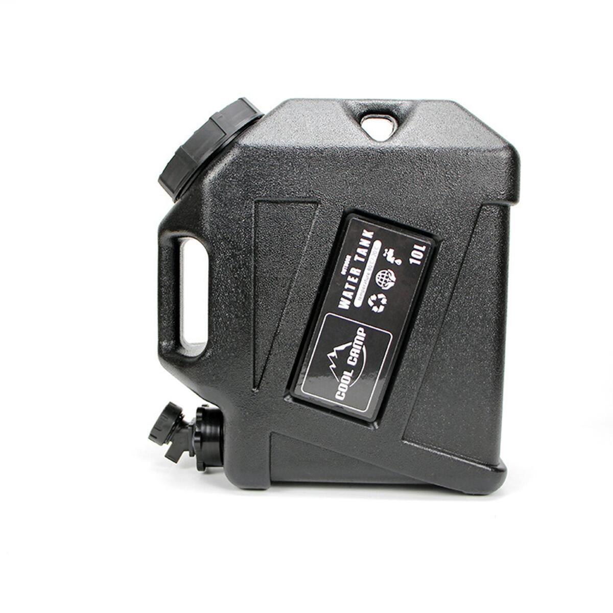 Water Container Bucket w/ Faucet Carrier Jug Outdoor Camping Backpacking 10L