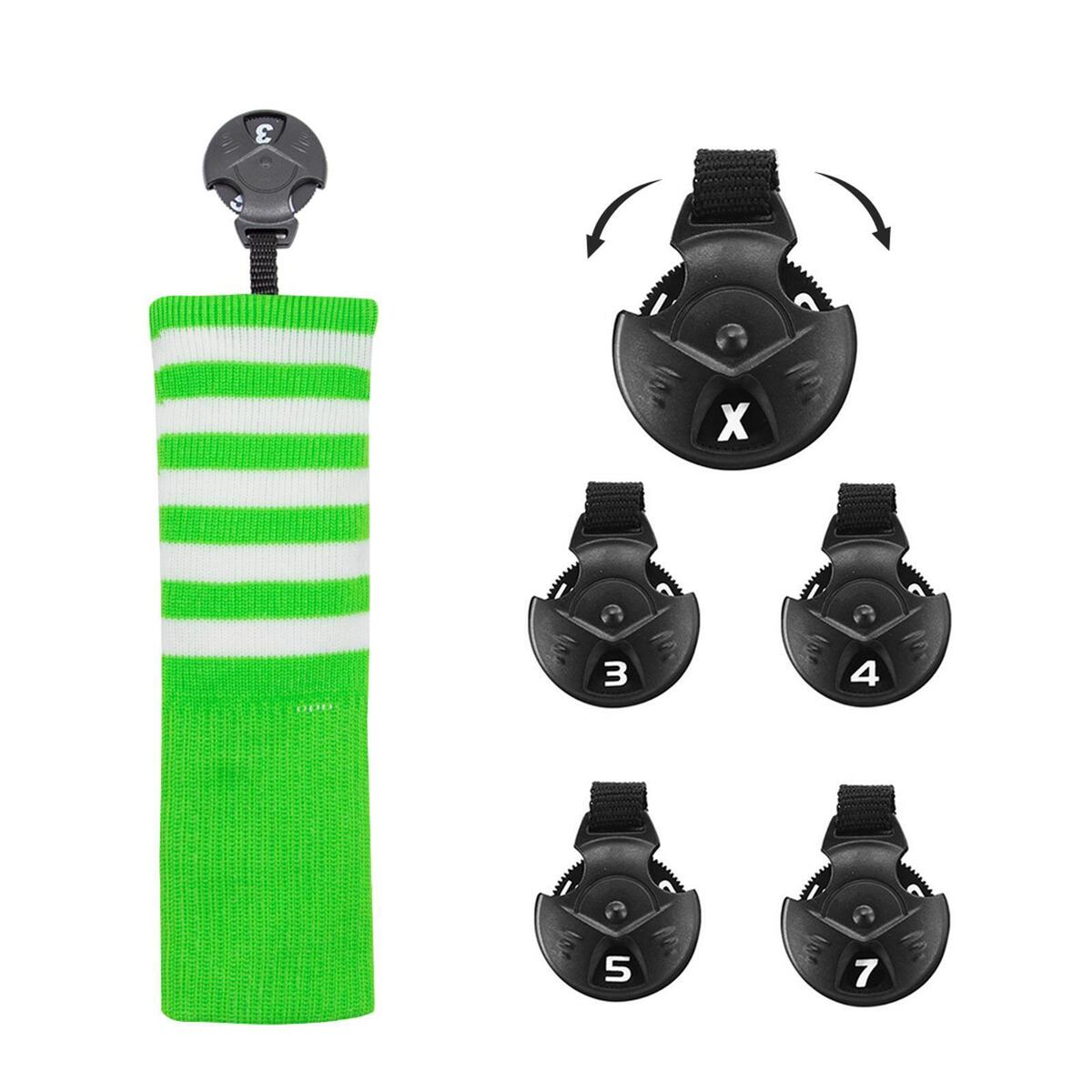 Golf Club Head Covers Interchangeable  & Golf Gloves Stretcher  Golf
