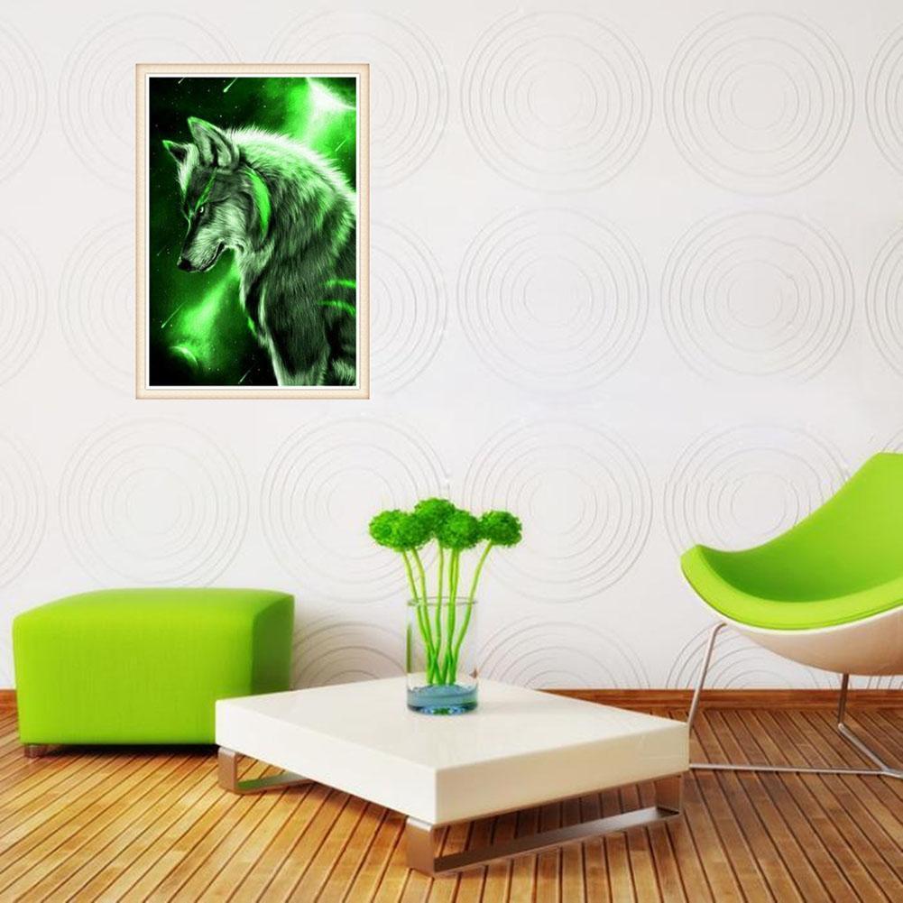Wolf ?5D Diamond Painting Embroidery DIY Craft Cross Stitch Home Decor?(A)
