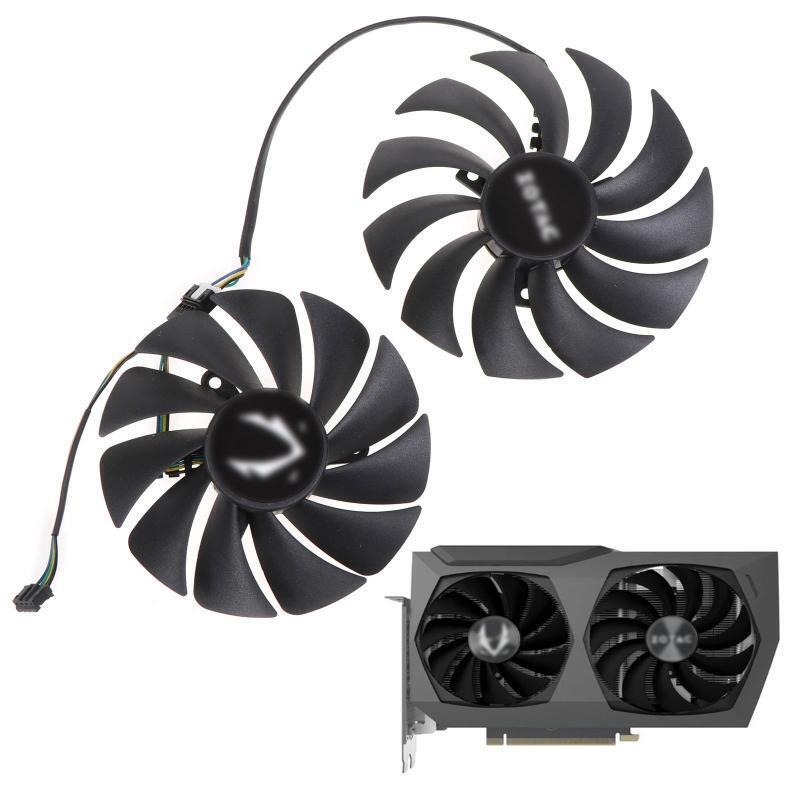 85MM 95MM 4Pin VGA Fan Graphics Card Fan for ZOTAC GAMING GeForce RTX 3070 Twin
