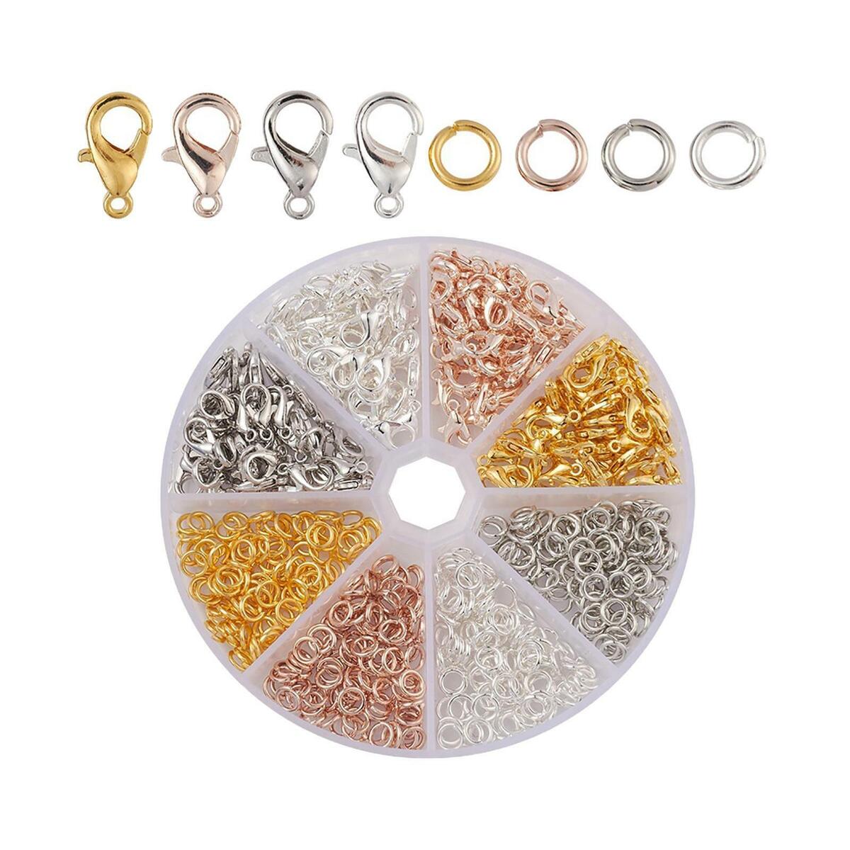 480x  Clasp with  Jump Ring Set Bracelet Clasp for Jewelry Making