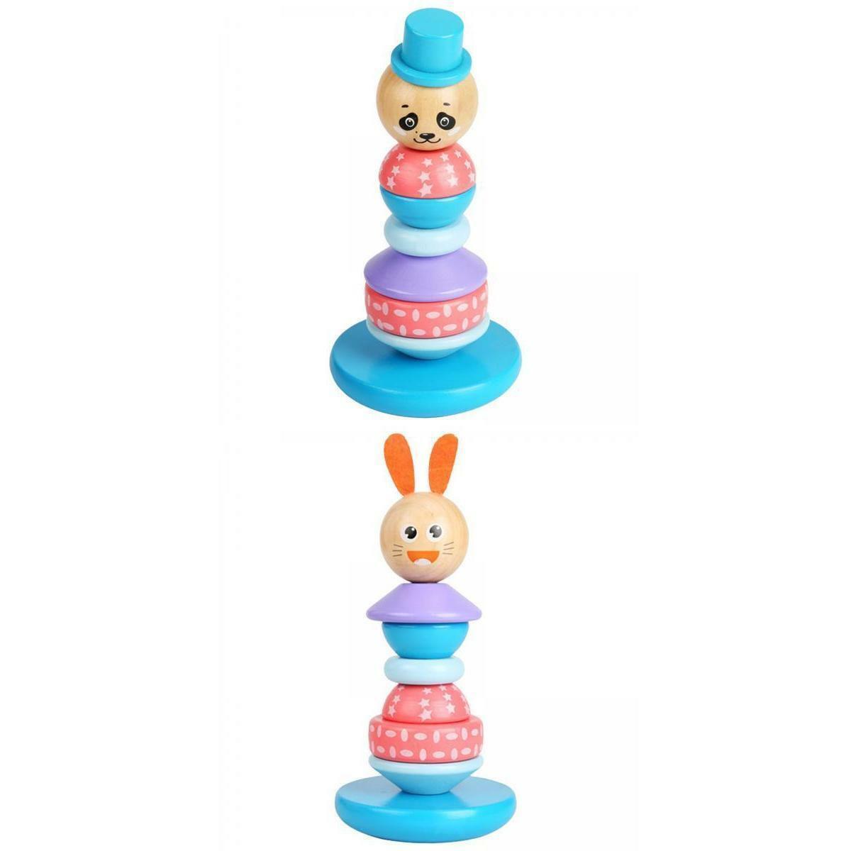 2x Stacking Puzzles  Interactive Sorting Rings  Creative