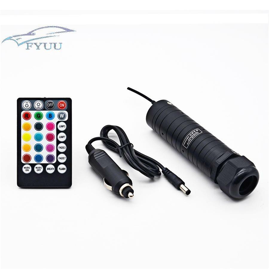 Car Roof Star Lights DC12V 6W LED Plastic Fiber Optic Light RF Control Bluetooth