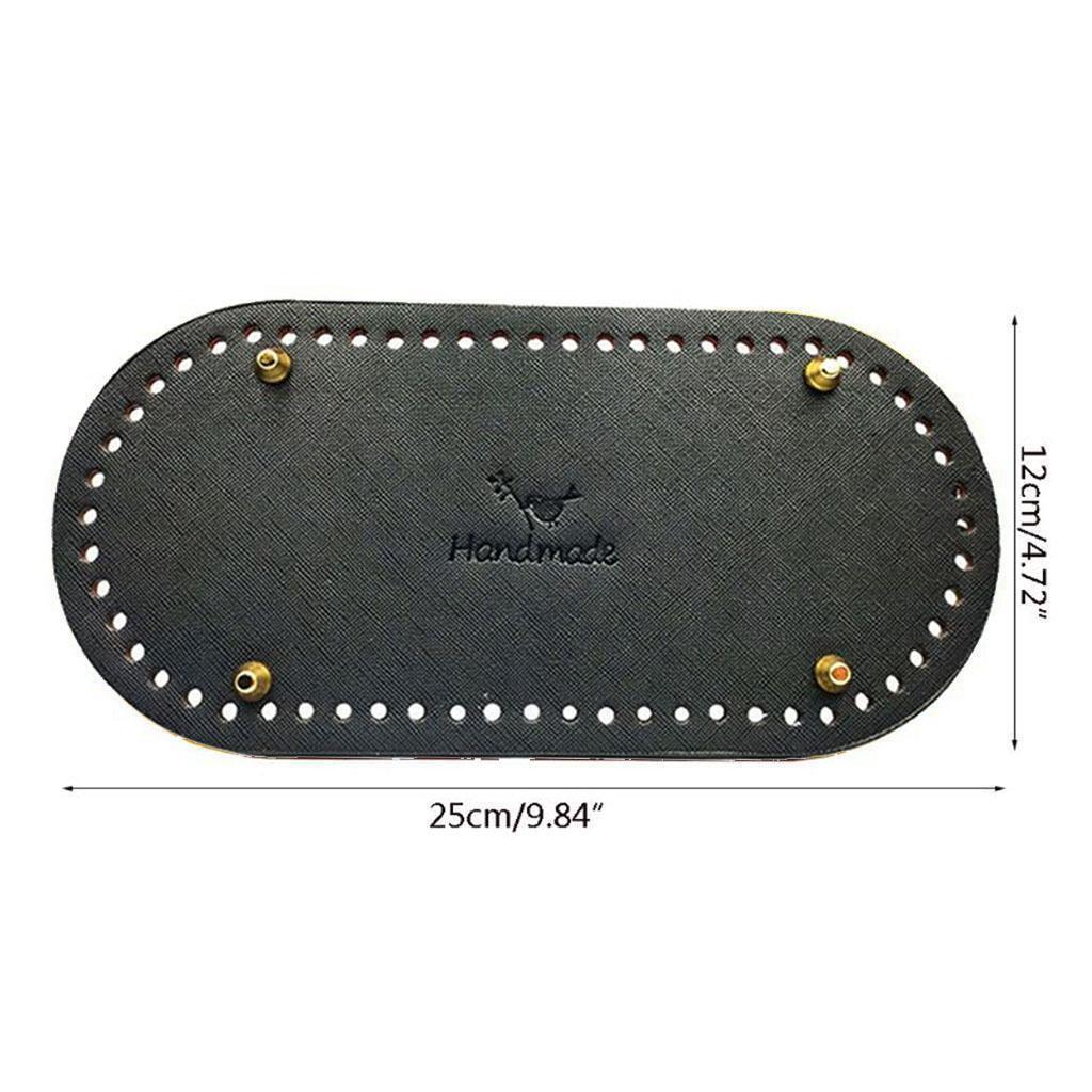 2x Crochet Bags Nail Bottom Shaper Pad Inserts Cushion for Purse Wallet
