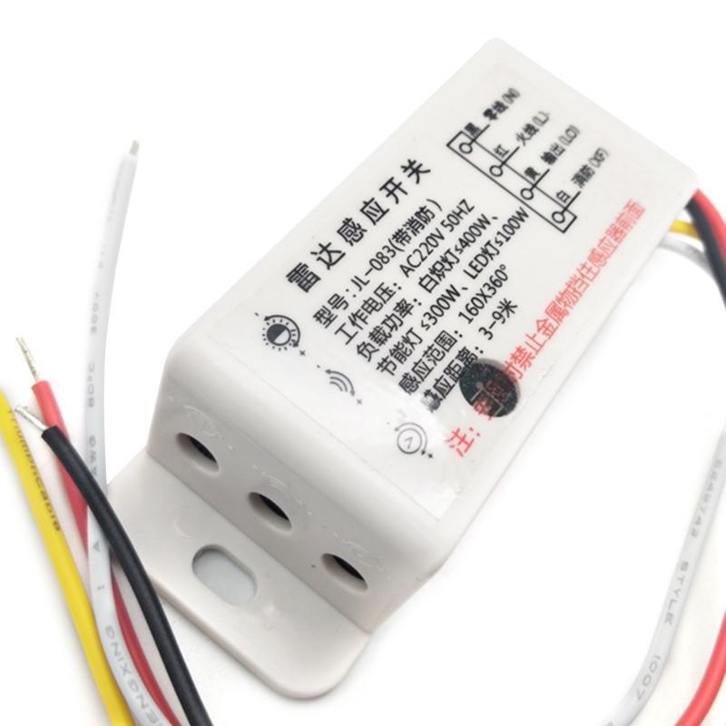 Light Switch Detector Auto On Off Delay Time Adjustable Body Motion Sensor