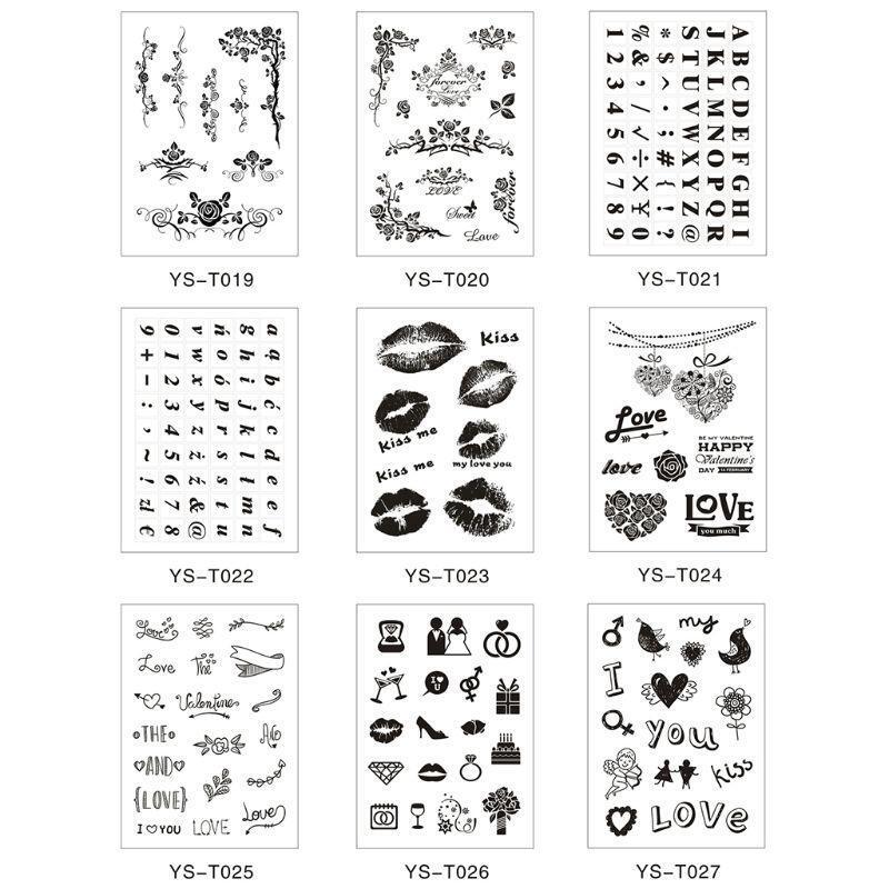 Letters Numbers Silicone Clear Seal Stamp DIY Scrapbooking Embossing Photo Album