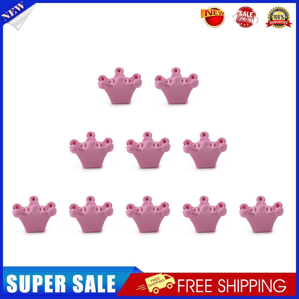 10pcs Crown Hair Clips Children Girls Claw Barrettes Mini Jaw Hairpin (09)