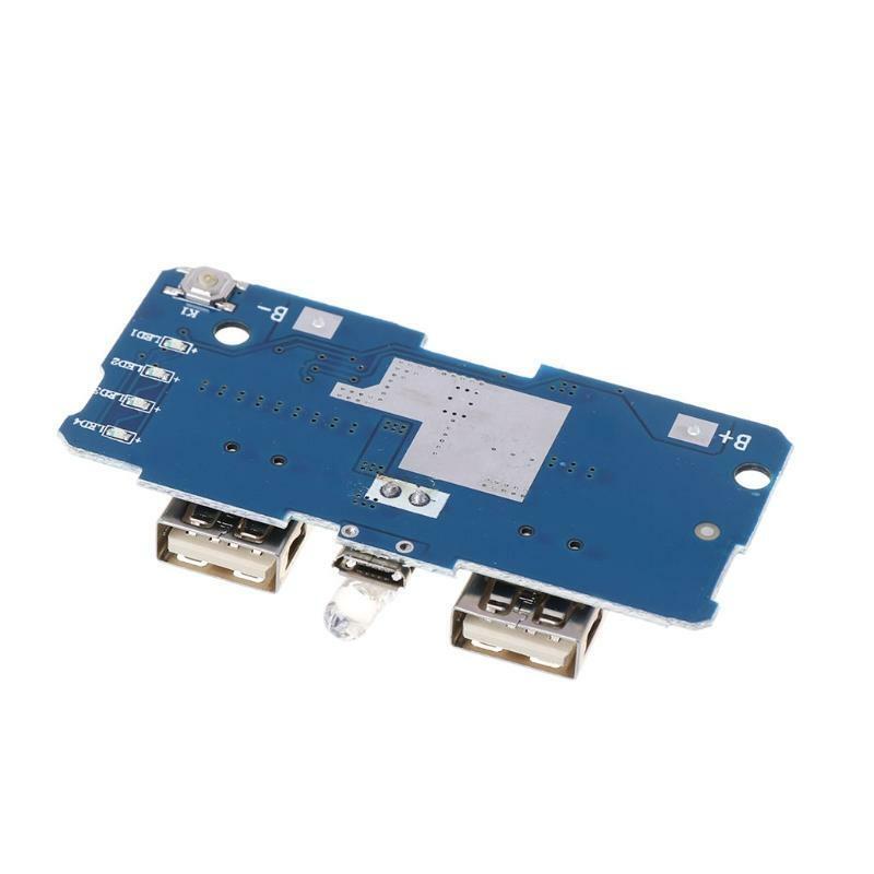 5V 2A Dual USB 18650 Lithium Power Bank Charging Board Circuit Step Up Module