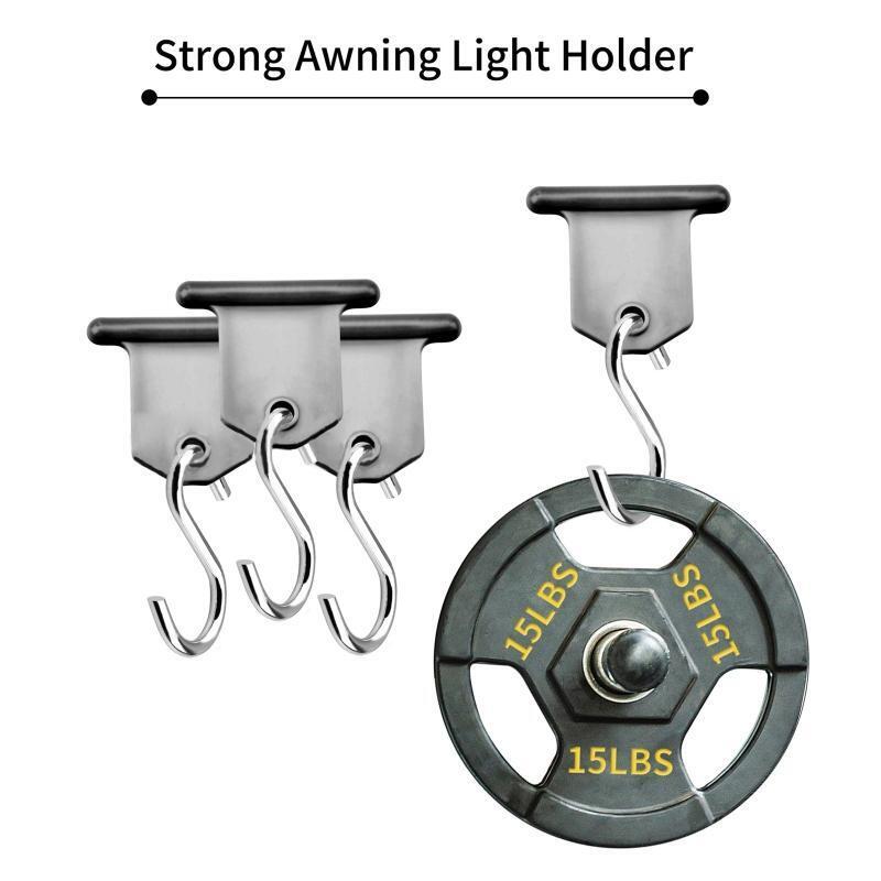 Universal Hanger Organizer Party Light Holder RV Awning Hooks Campers Parts 8pcs