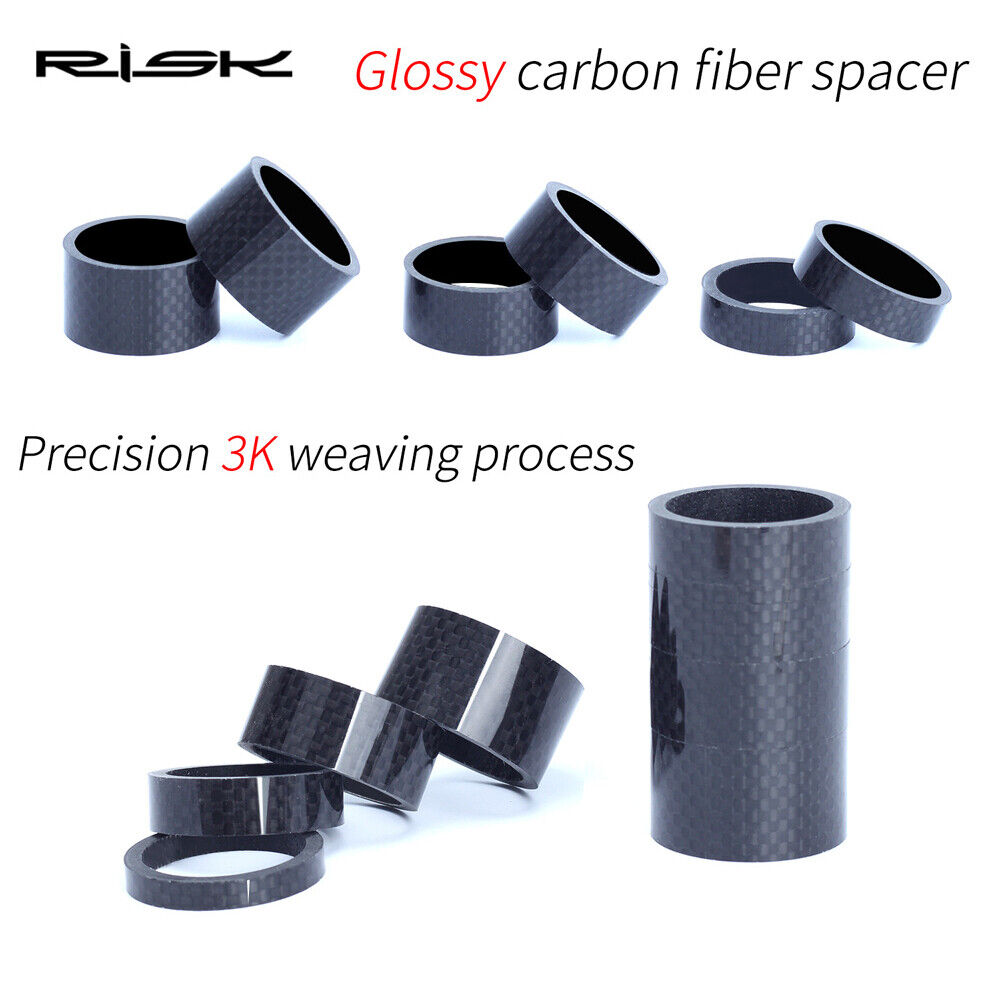 RISK 3/5/10/15/20mm Bike Front Fork Washer Set Bicycle Stem Headset Spacer