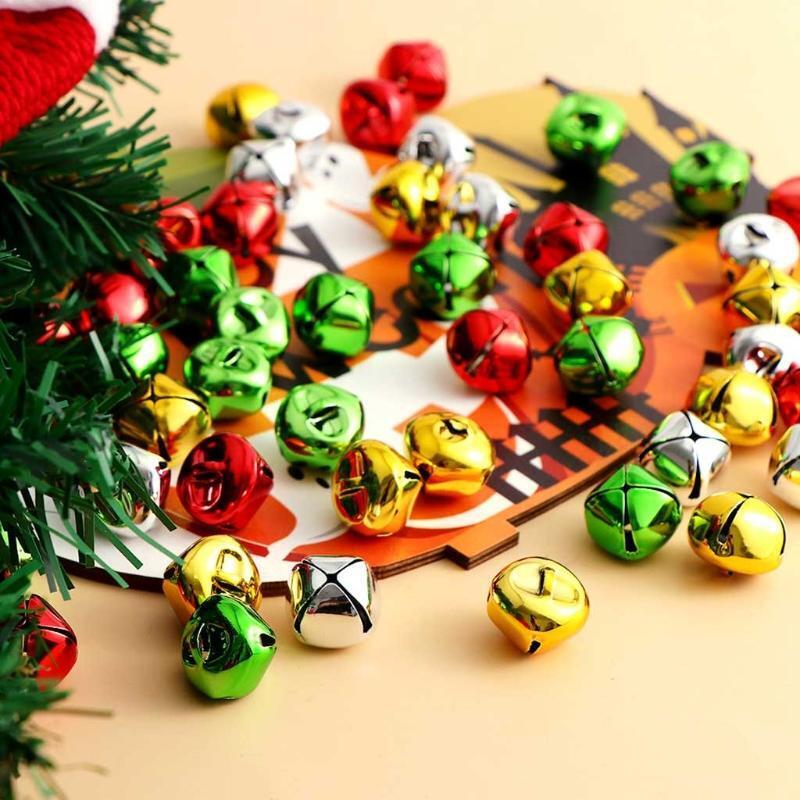 Jingle Christmas Bells DIY Bells for Home and Christmas Decoration (0.4 inch)