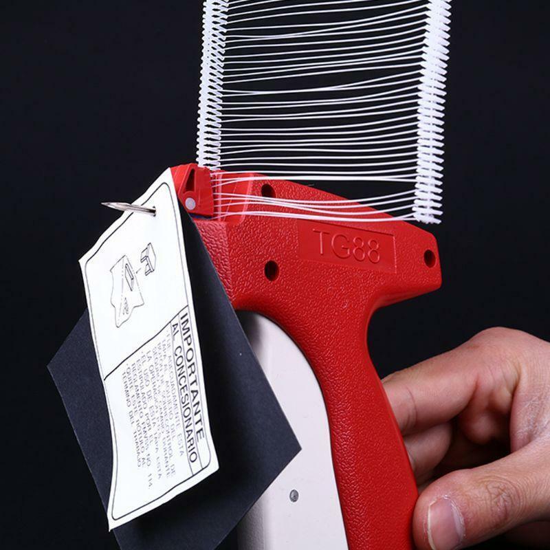 New Clothes Garment Price Label Tagging Tag Gun 1000 Barbs + 5 Needles ZZ0039