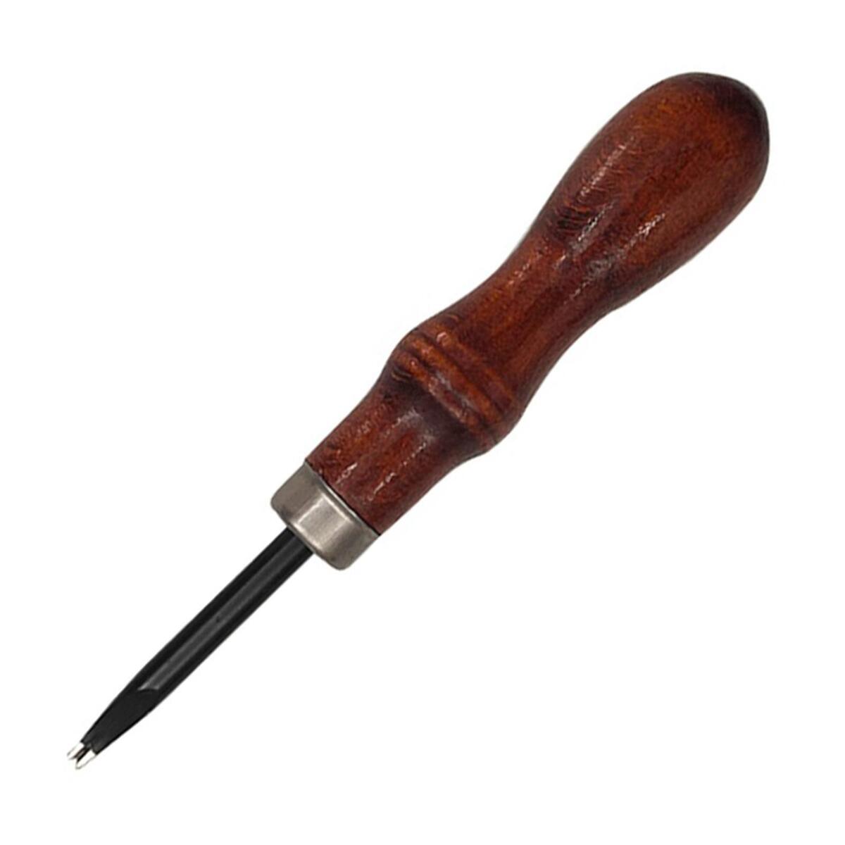 Leather  Beveler Wooden Handle Craft Leather Cutting Trimming Tools