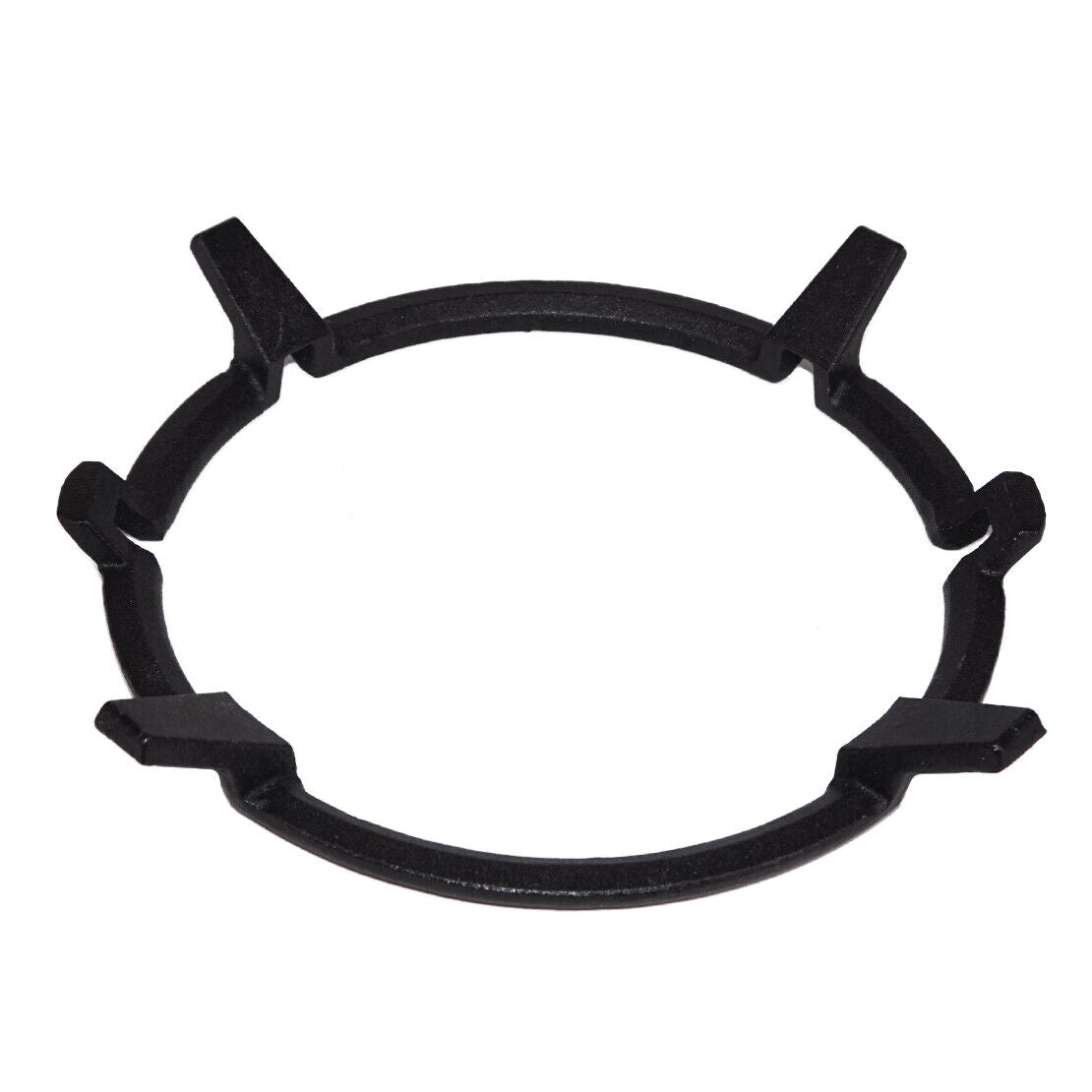 Universal Cast Iron Wok Pan Support Rack Stand For Burners Gas Cookers Black