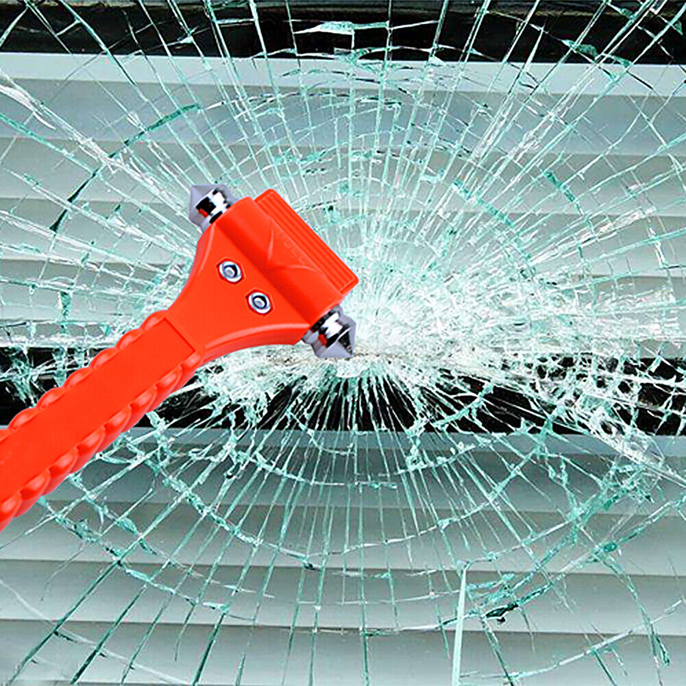 4pcs 2 in 1 Car Safety Rescue Emergency Hammer Escape Window Glass Breaker