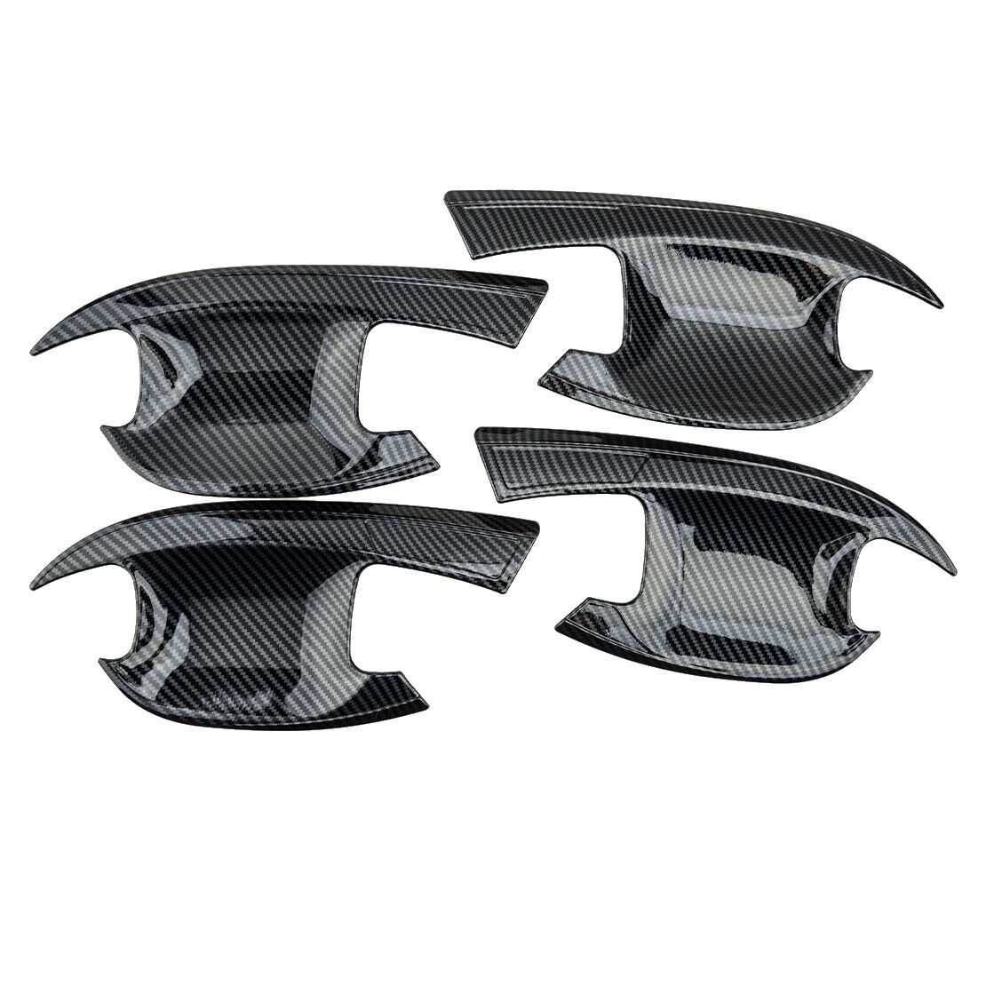 New Carbon Fiber Style Door Handle Bowl Cover Trim Fit For Kia K5 Optima 2020-21