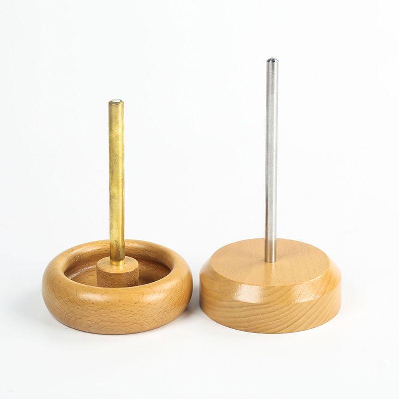 String Seed Beads Quickly Beading Loader Wooden Bead Spinner Jewelry Making Tool