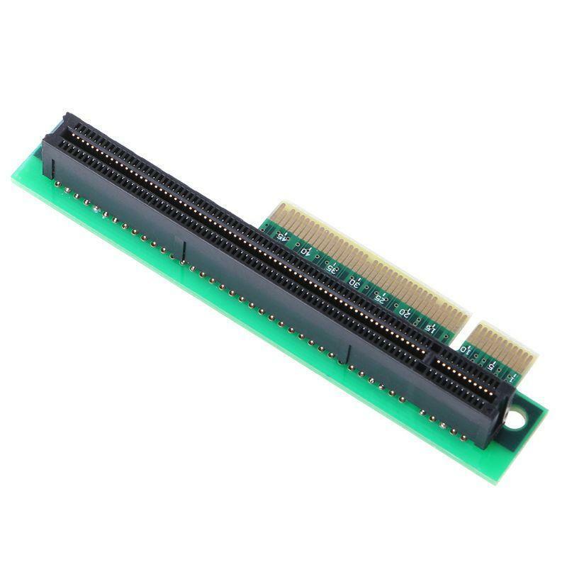PCI-E 8X to 16X Riser Adapter PCI-Express x8 to x16 90 Degree Card for 1U/2U