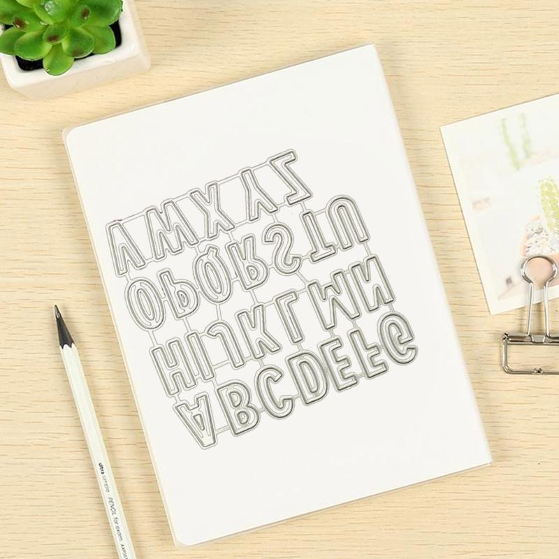 Cutting Dies Capital Letter for Invitation Card Scrapbooking Embossing Paper Dec
