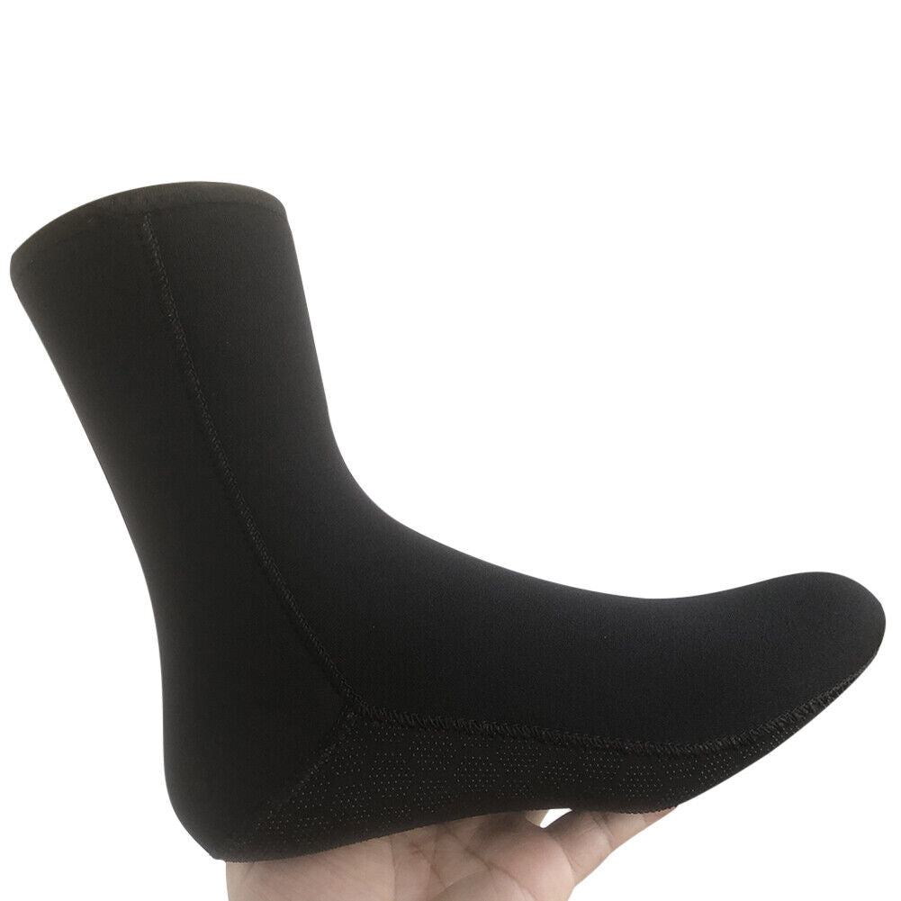 5mm Neoprene Diving Socks Women Men Non-slip Snorkeling Surfing Socks (XL)