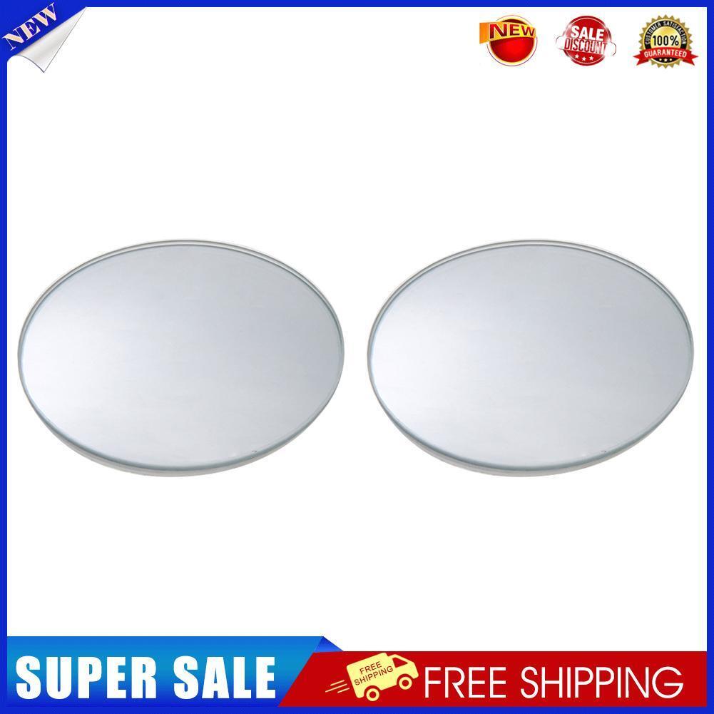 2pcs 360° Frameless Wide Angle Round Convex Car Rearview Blind Spot Mirrors