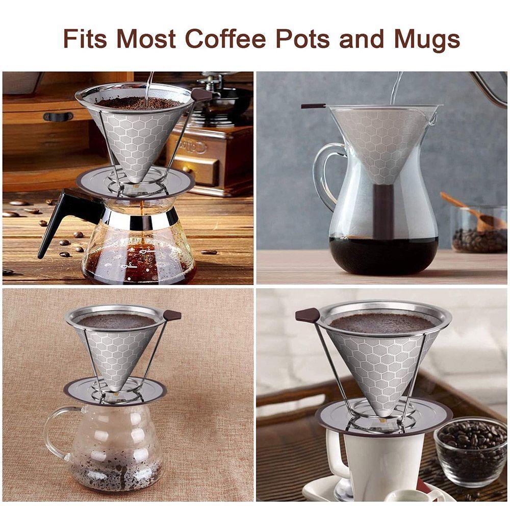 Coffee Filter Reusable Coffee Maker Pour Over Coffee Dripper Slow Drip