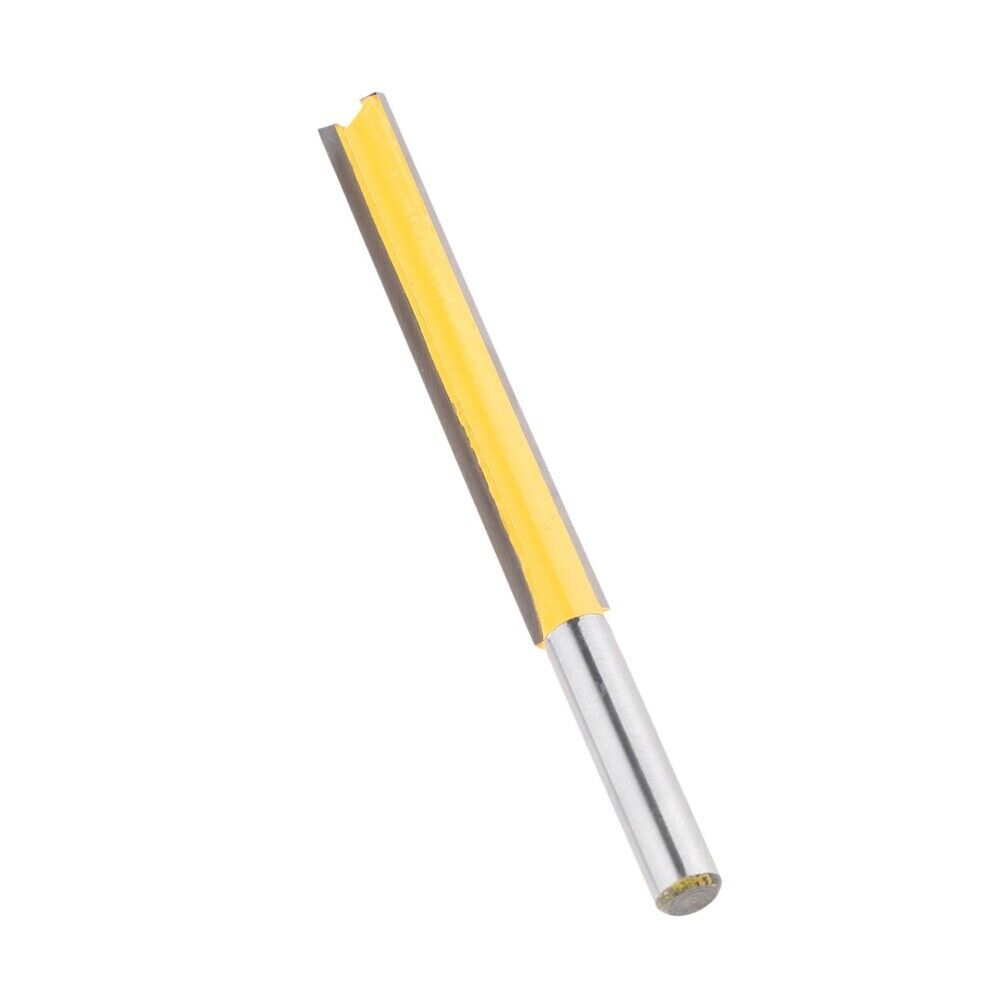 Carbide Alloy Straight Template Router Bit Pattern 8mm Shank Wood Cutter Tool
