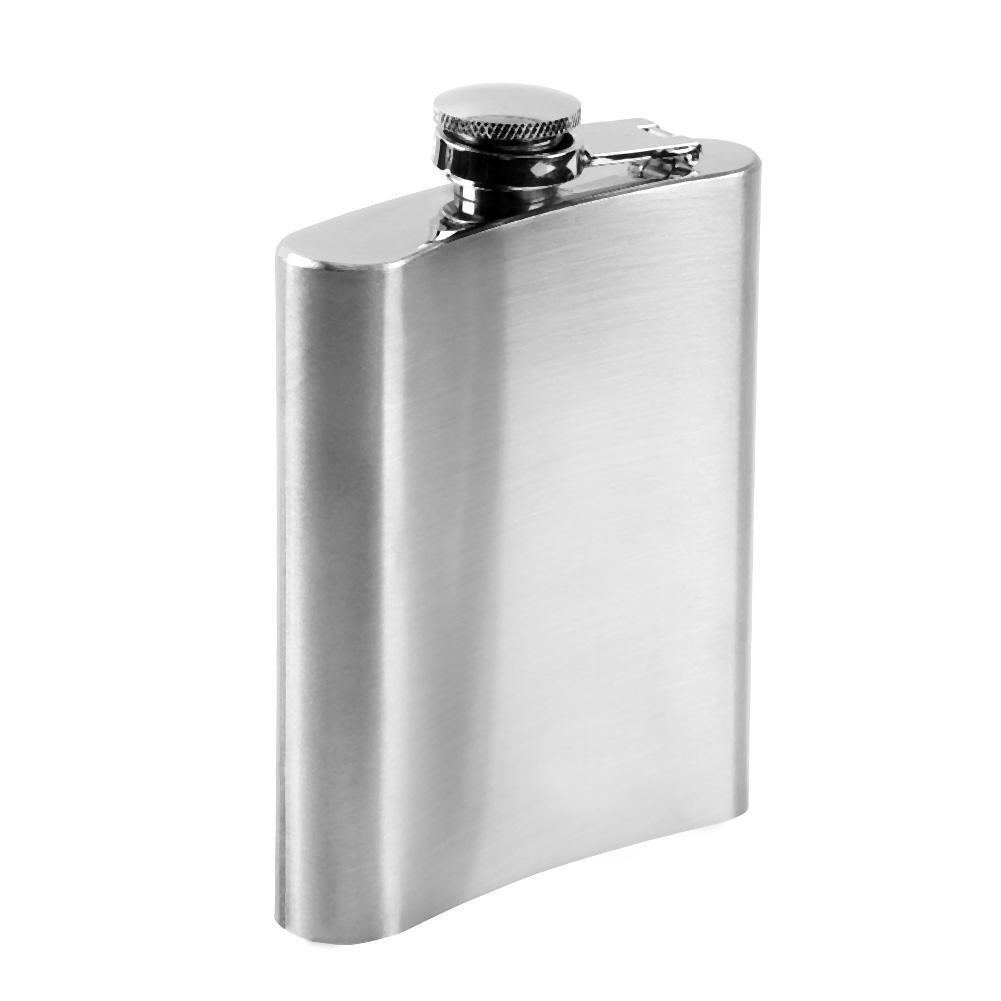 Stainless Steel Fishing Wine Bottle Water Pot Kettle Jug Hip Flask(7 oz)
