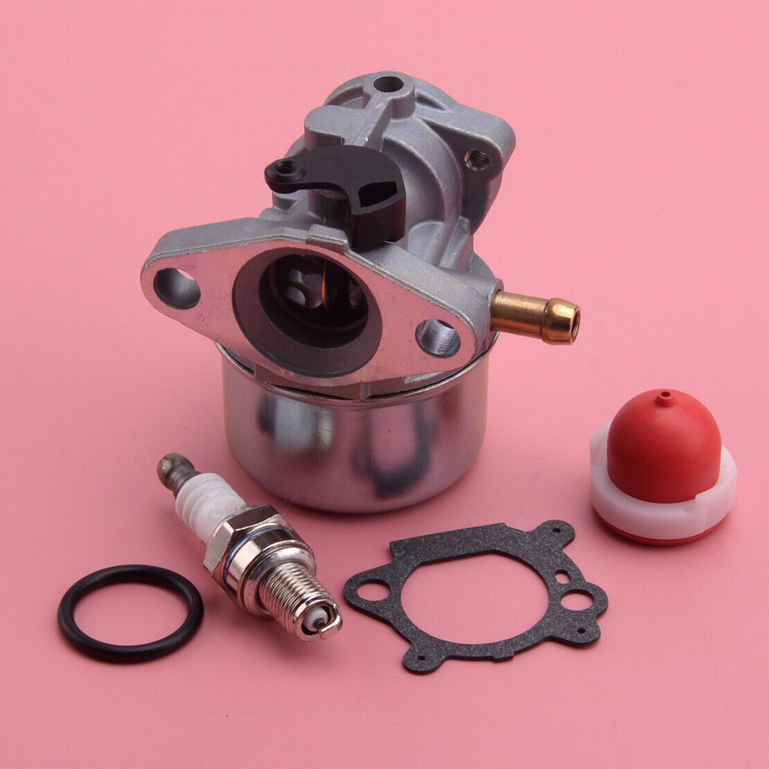 Carburetor Fuel Filter Carb Kit Fit for John Deere JS61 JS63 21" Lawn Mower