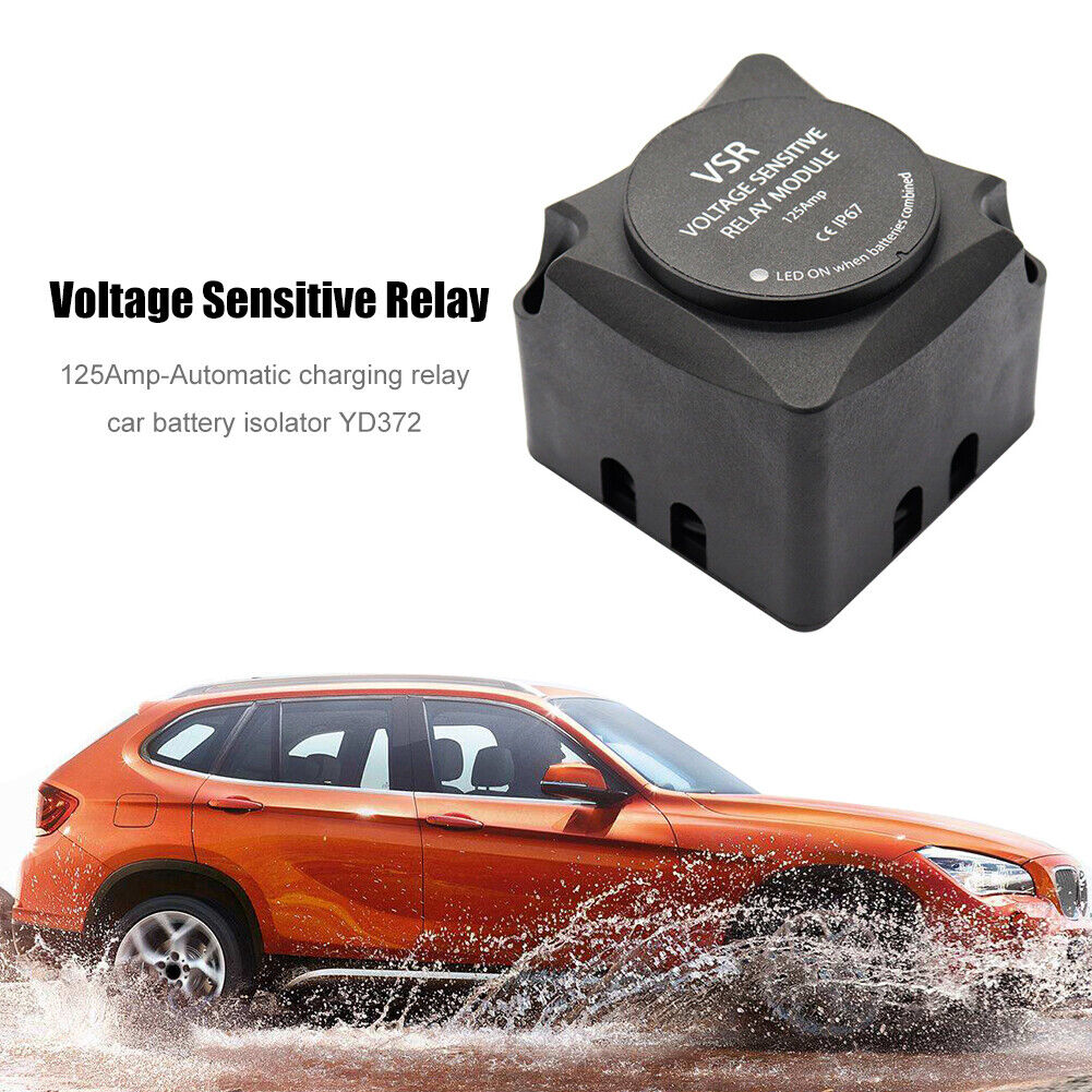 12V 140A Voltage Sensitive Split Charge Relay VSR Battery Isolator Charge