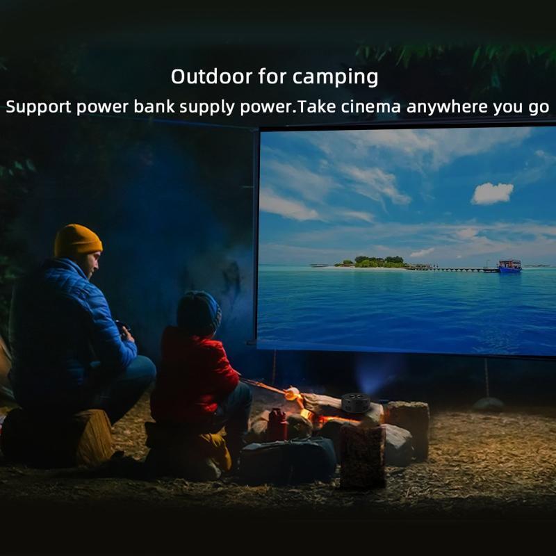 YT200 Mini Projector 1080P High-defination Portable Video Projector Gift for Kid
