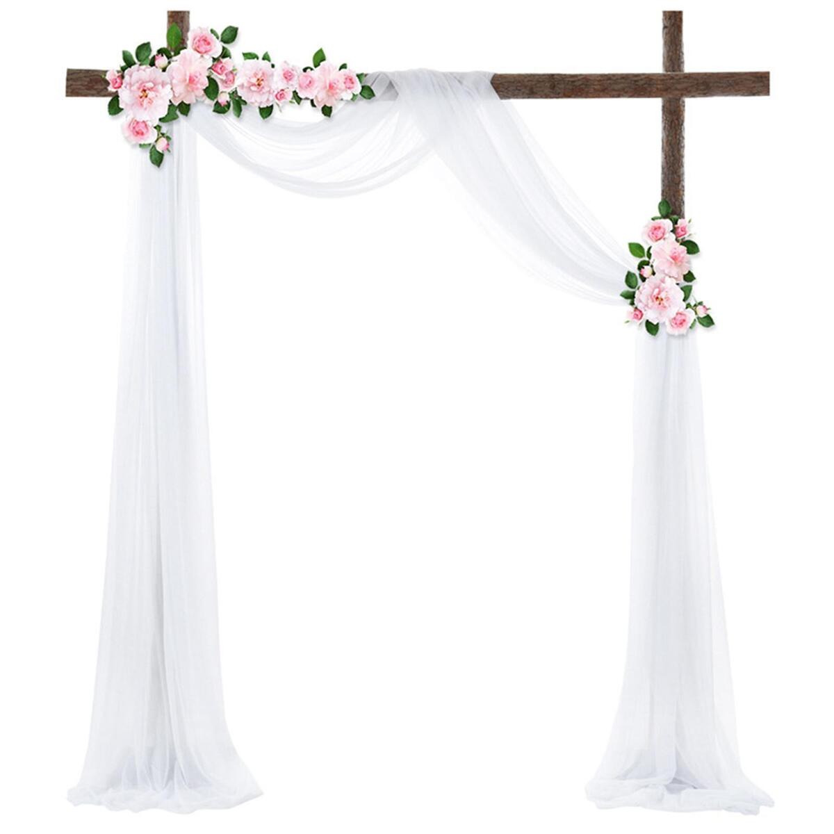Flower Swag Handmade Wedding Arch Draping Wall Wedding Car Table Decor