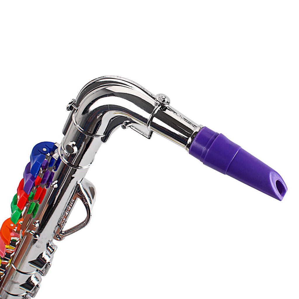 Musical Wind Instrument  Saxophone Sax With Colored , for