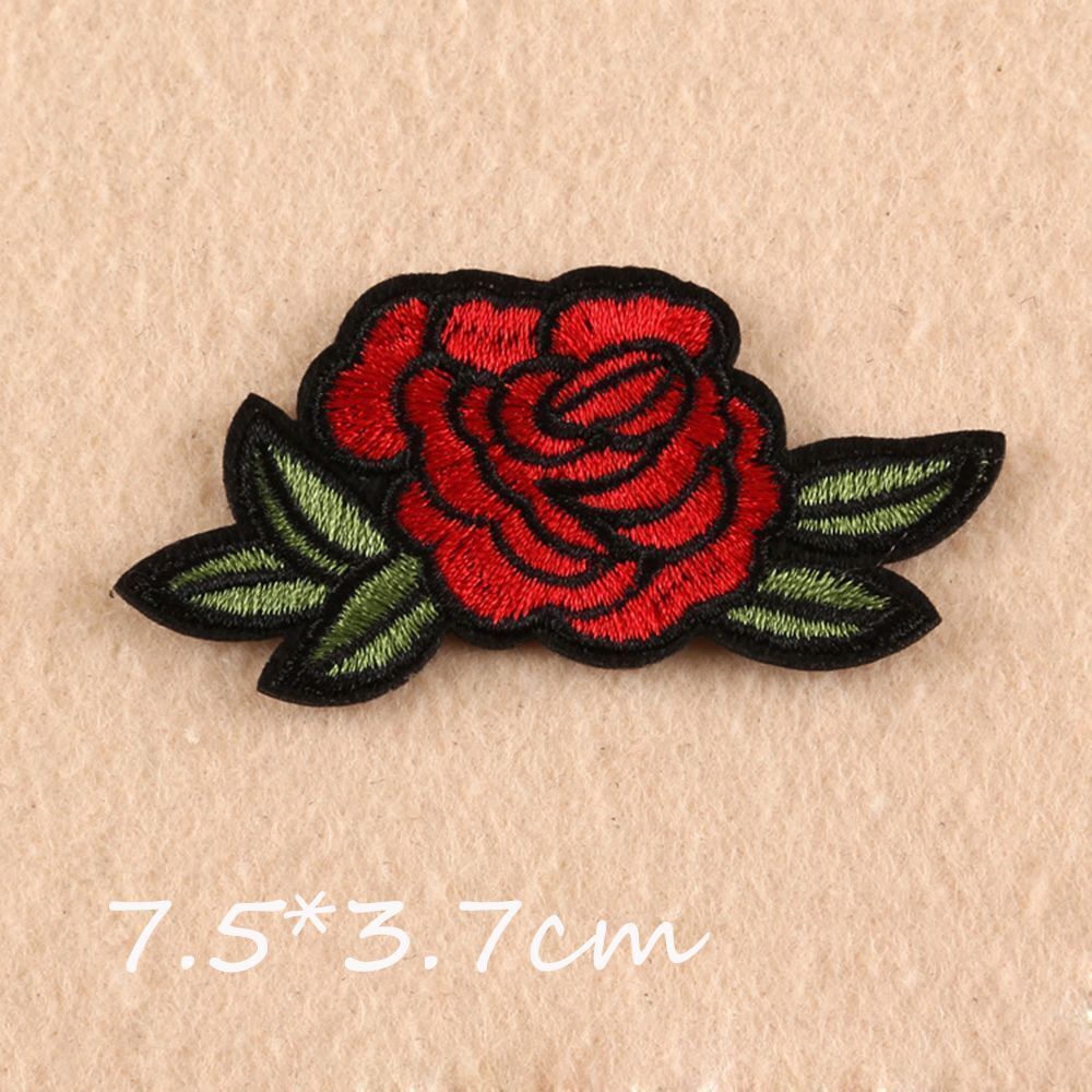 11pcs/set New Craft Motif Jeans Embroidered Applique Patch Flowers Sew/Iron on