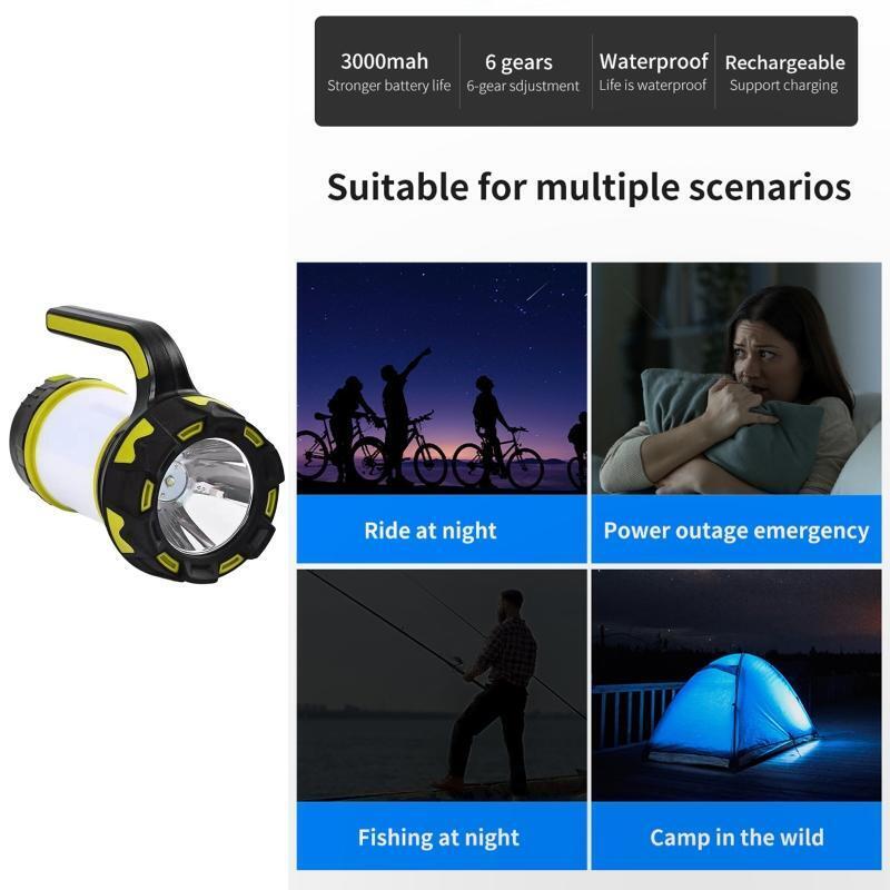 1000 Lumens Camping Lamp USB Rechargeable 4 Lighting Modes Emergency -Excursions