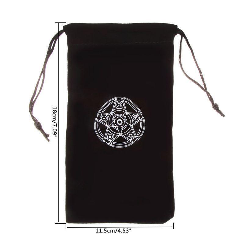 Tarot Storage Bag  Tarot Card Divination Bag Drawstring Package Altar Tarot Box