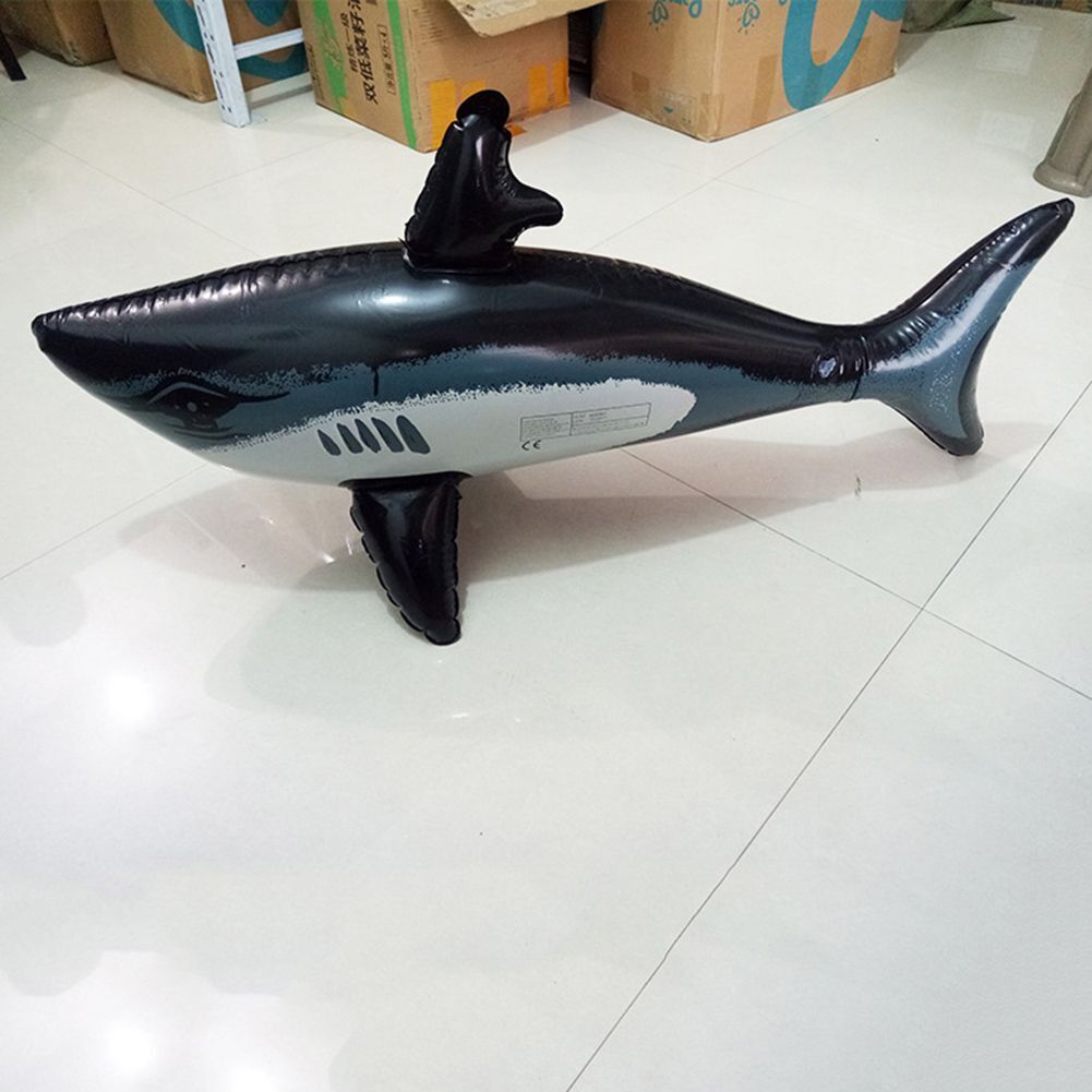 Gifts Inflatable Shark Floats Bath Seat Float Swim Trainer Kids Swimming Ring