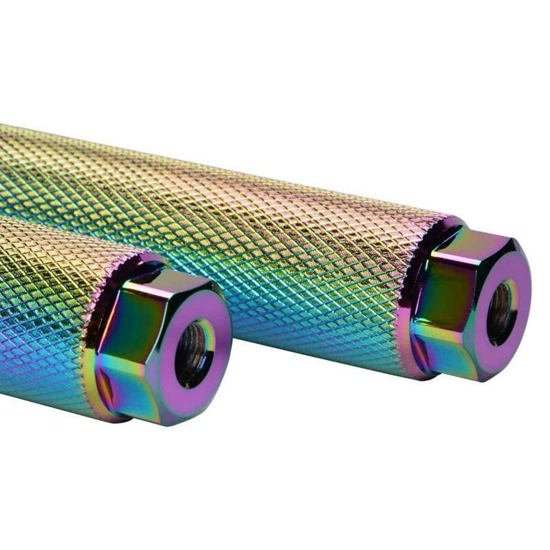 2PC 3/8 Inch - 26 Teeth Aluminum Bicycle Pegs Galvanized Finished for MTB Bike