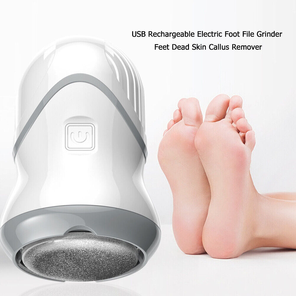 USB Rechargeable Electric Foot File Grinder Feet Dead Skin Callus Remover