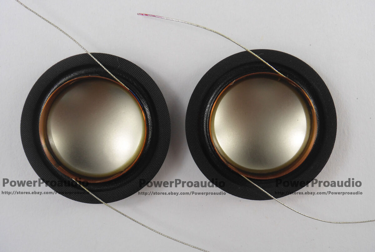 2pcs  Titanium Dome Tweeter Diaphragm For JBL S36 II Studio Series 1"VCL 8