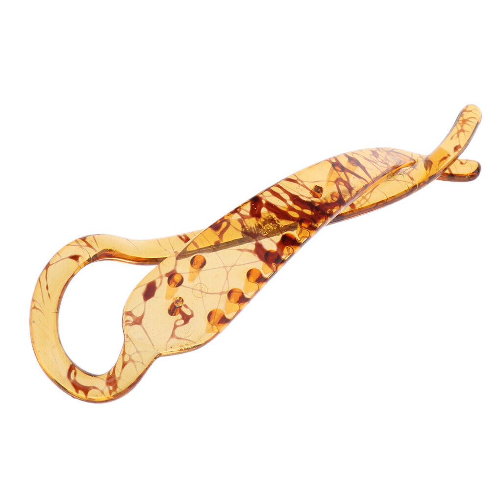 2x   Banana Clip  Clamp Barrette Accessories Coffee
