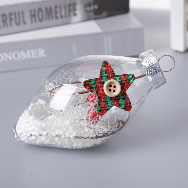 Interesting Christmas Balls Pendant Home Porch Ornaments Xmas Atmosphere Sign