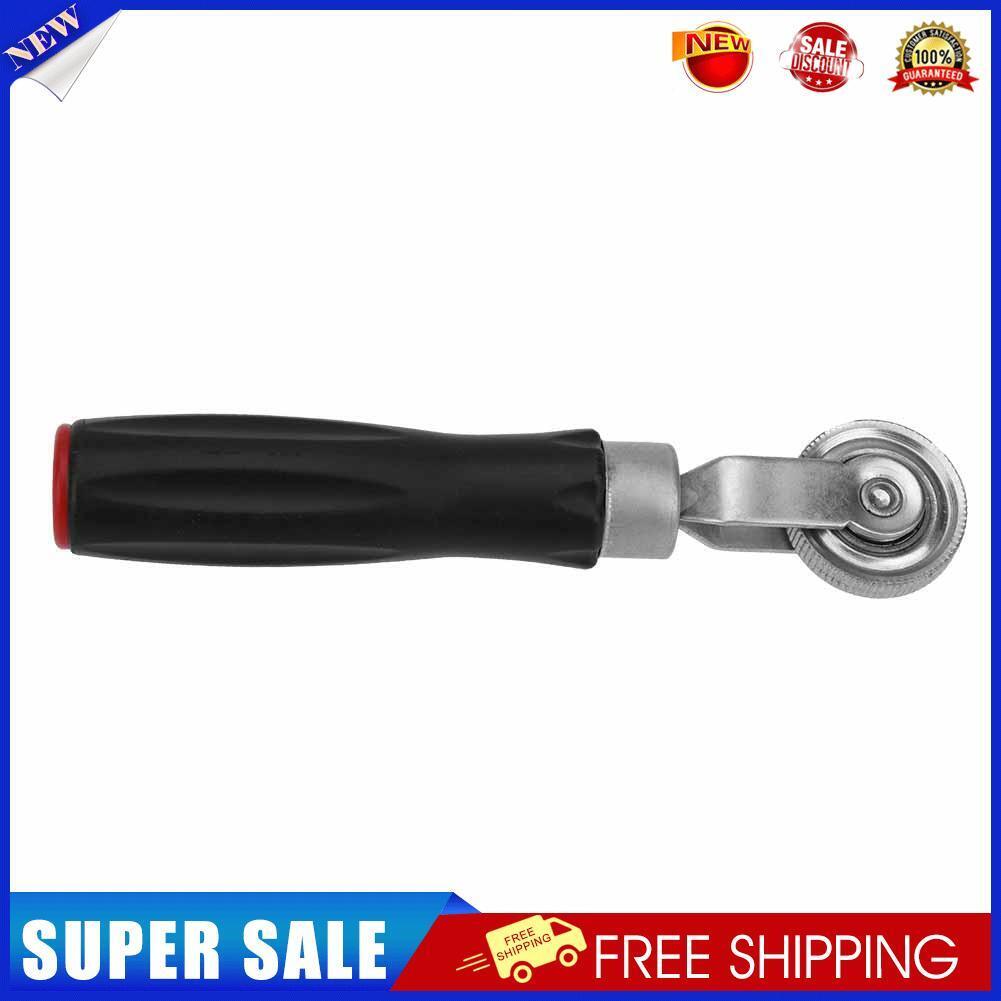 Portable Car Tire Repair Tool Metal Compaction Roller with Rubber Handle