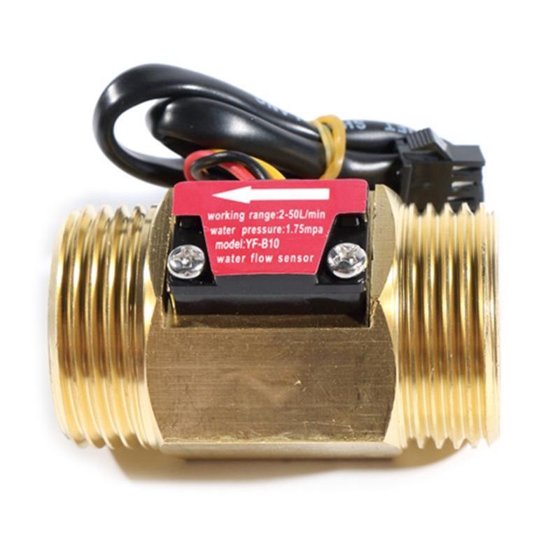 Upgrade Quality Brass Water Flow Switch 1 Inch Water Flow Sensor 2-50L/min