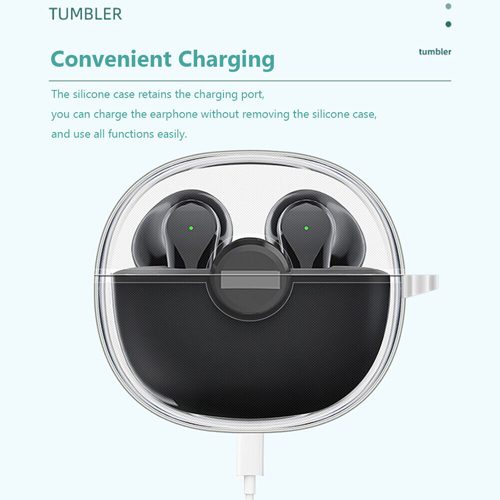 TPU Transparent Protective Case for Lenovo XT95 Pro Earphone Soft Cover
