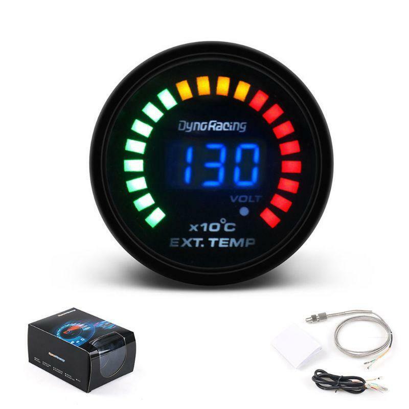 2'' 52mm LED Digital Exhaust Gas Temperature Temp Gauge 12V Car EGT Thermometer